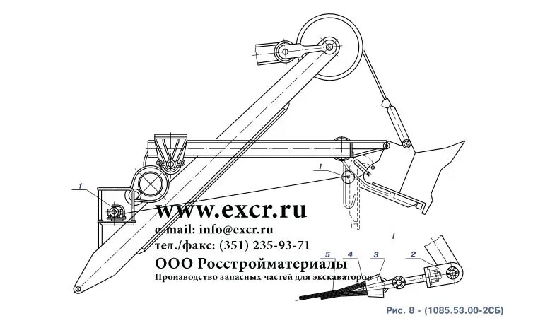 механизм открывания днища ковша экг 10. механизм торможения днища ковша экг. механизм открывания днища ковша эо 4224. 53. открывание днища ковша.