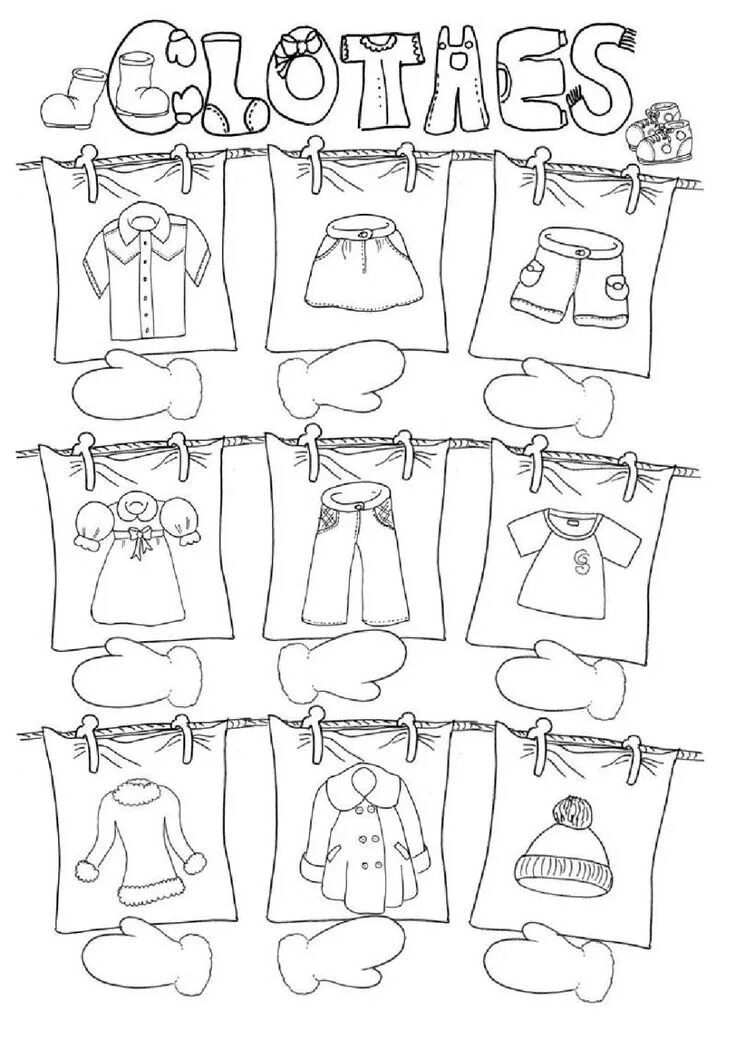 Clothes worksheets for kids. Одежда Worksheets for Kids. Одежда английский язык для детей разукрашка. Clothes Worksheets раскраска. Раскрась одежду на английском.