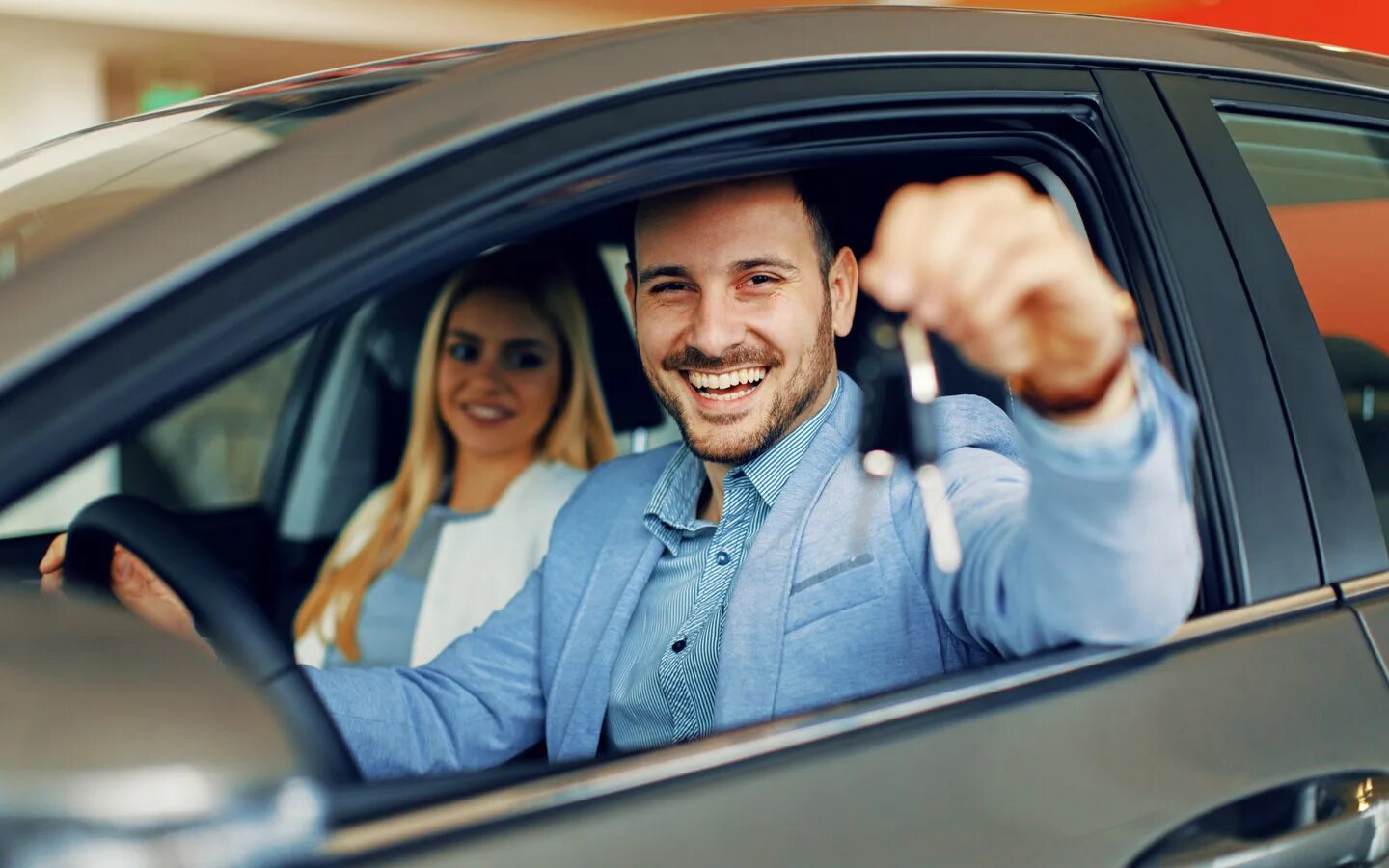 He buy a car