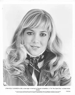 Lynn holly johnson/for your eyes only/8X10 original photo A610 at.