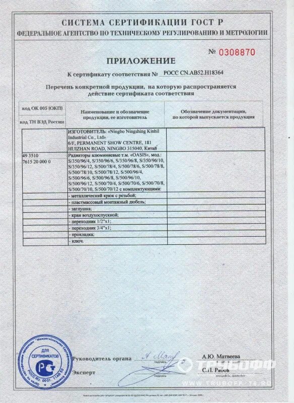 радиаторы алюминиевые марка clan-500 сертификат соответствия. кран радиаторный rbm сертификат соответствия. сертификат соответствия радиаторы биметаллические, марка: «rifar-b 500. радиаторы сертификат соответствия. сертификат соответствия на радиаторы биметаллические 12 секций.