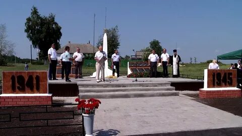 Открытие памятника в инжавино
