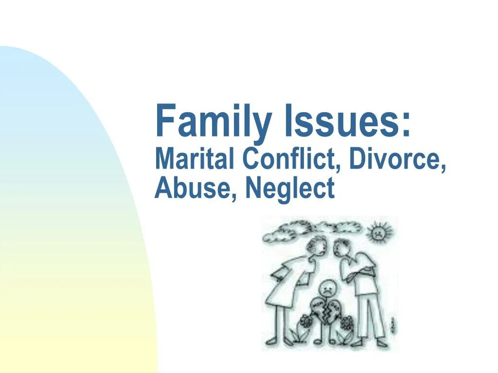 Family Issues фф. Family issues