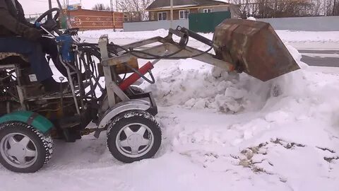 Самодельные минитрактора погрузчики