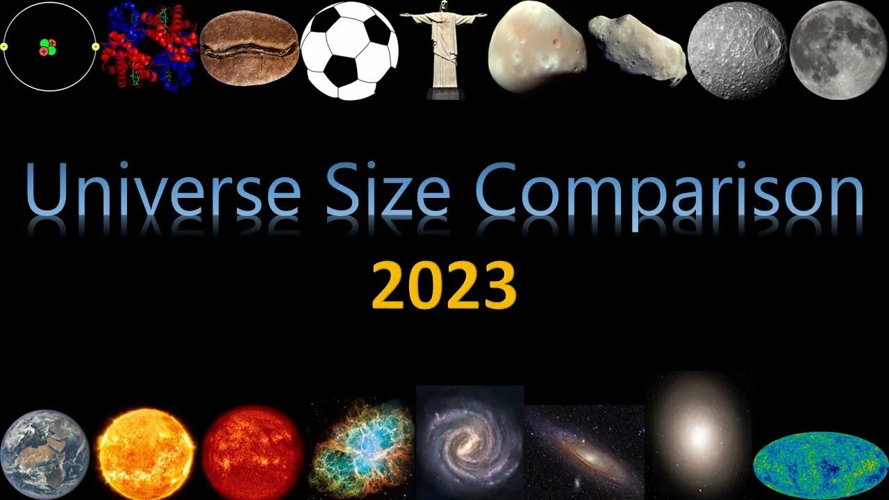 Universal size. Universe size comparison. universe size comparison 3d. довталаб 2025 кластер.