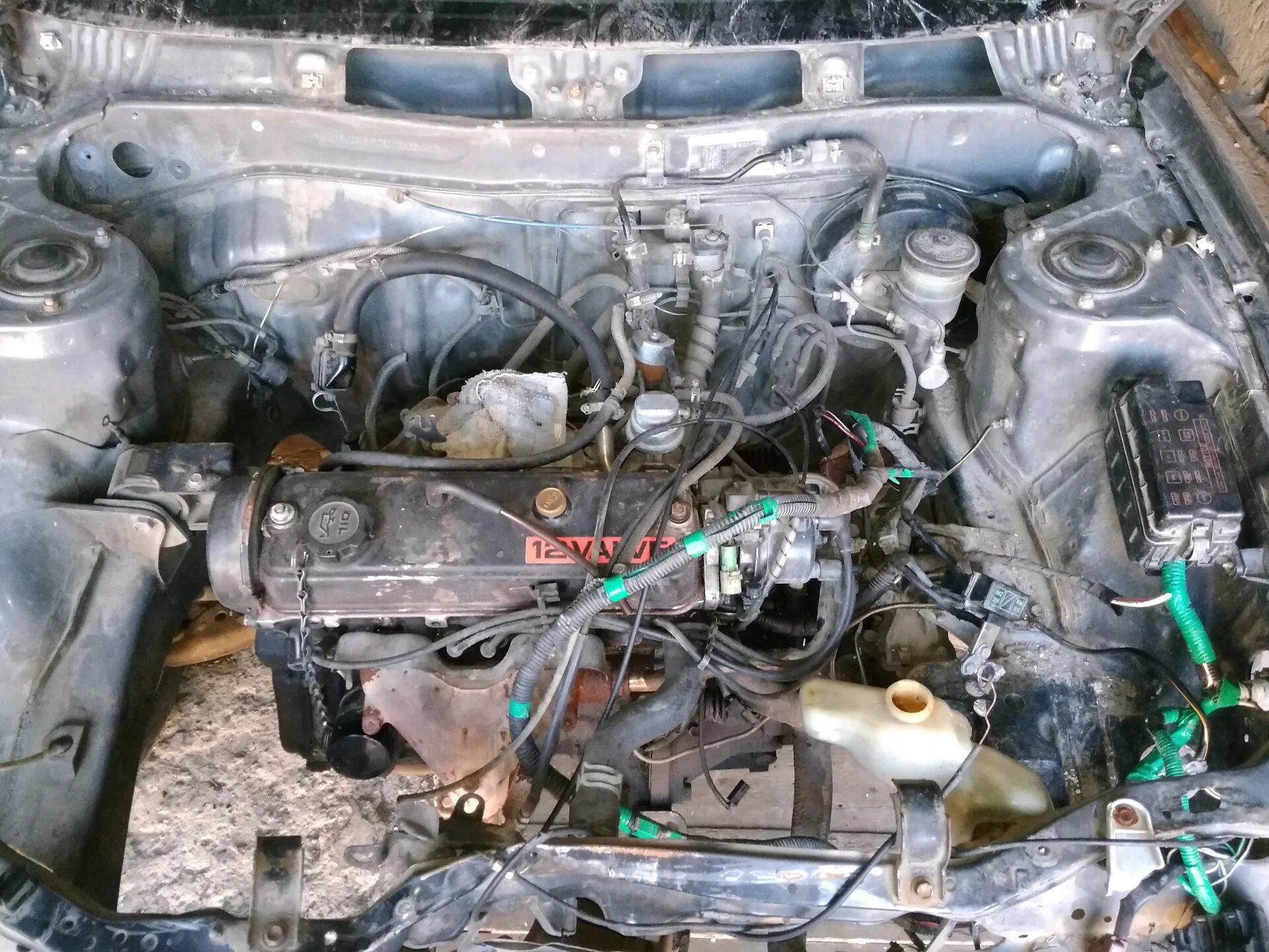 Двигатель toyota 2 e. Двигатель toyota 2 e