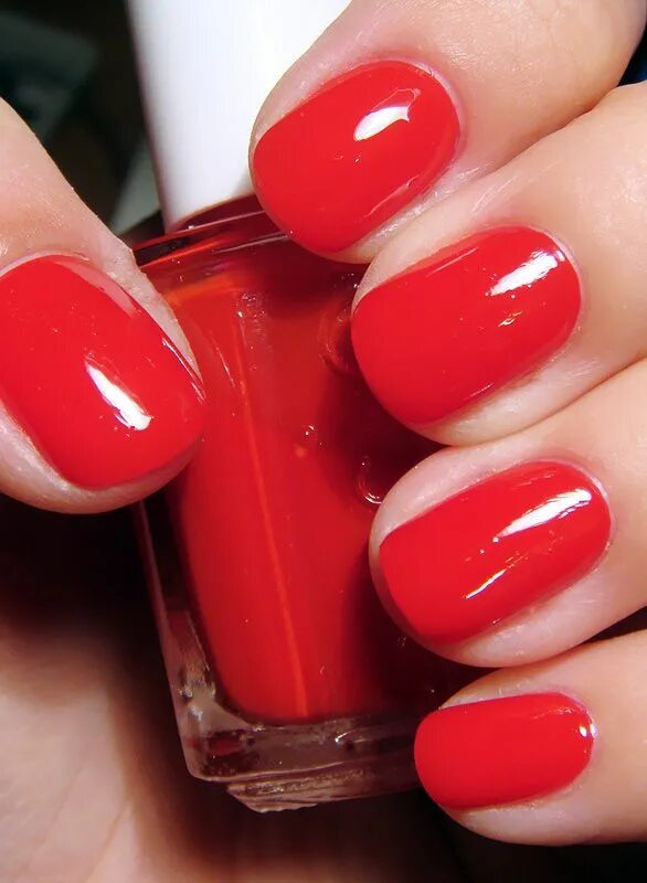 Лаки красные купить. Essie Red. Красный лак для ногтей. Оттенки красного лака. Оттенки красного лака для ногтей.