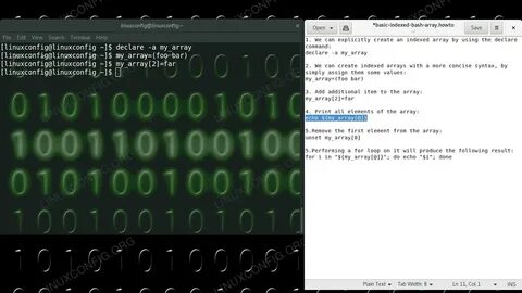 Bash массивы