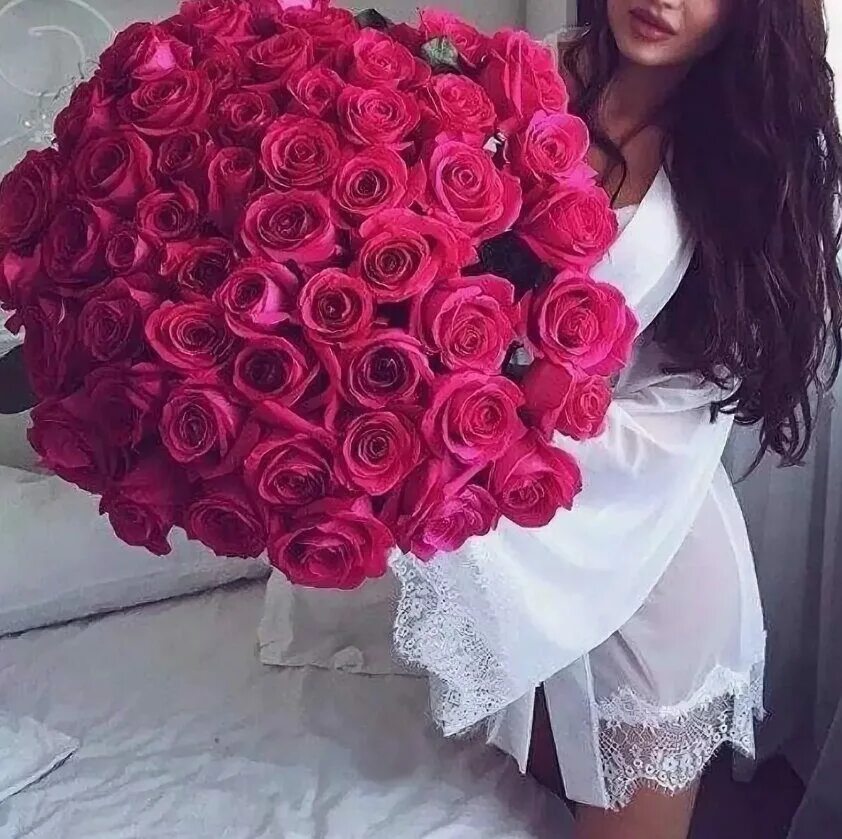 Красивые фото с цветами без лица