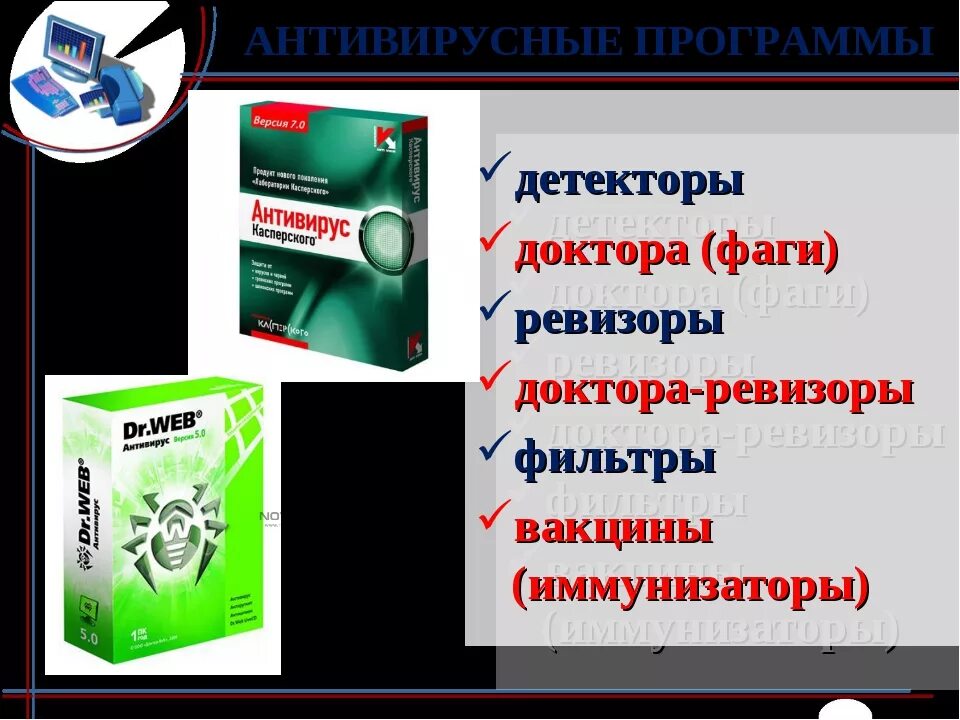 Антивирусом является. Антивирусные программы. Антивирусное программное обеспечение. Антивирусы детекторы. : Антивирусы и антивирусное программное.