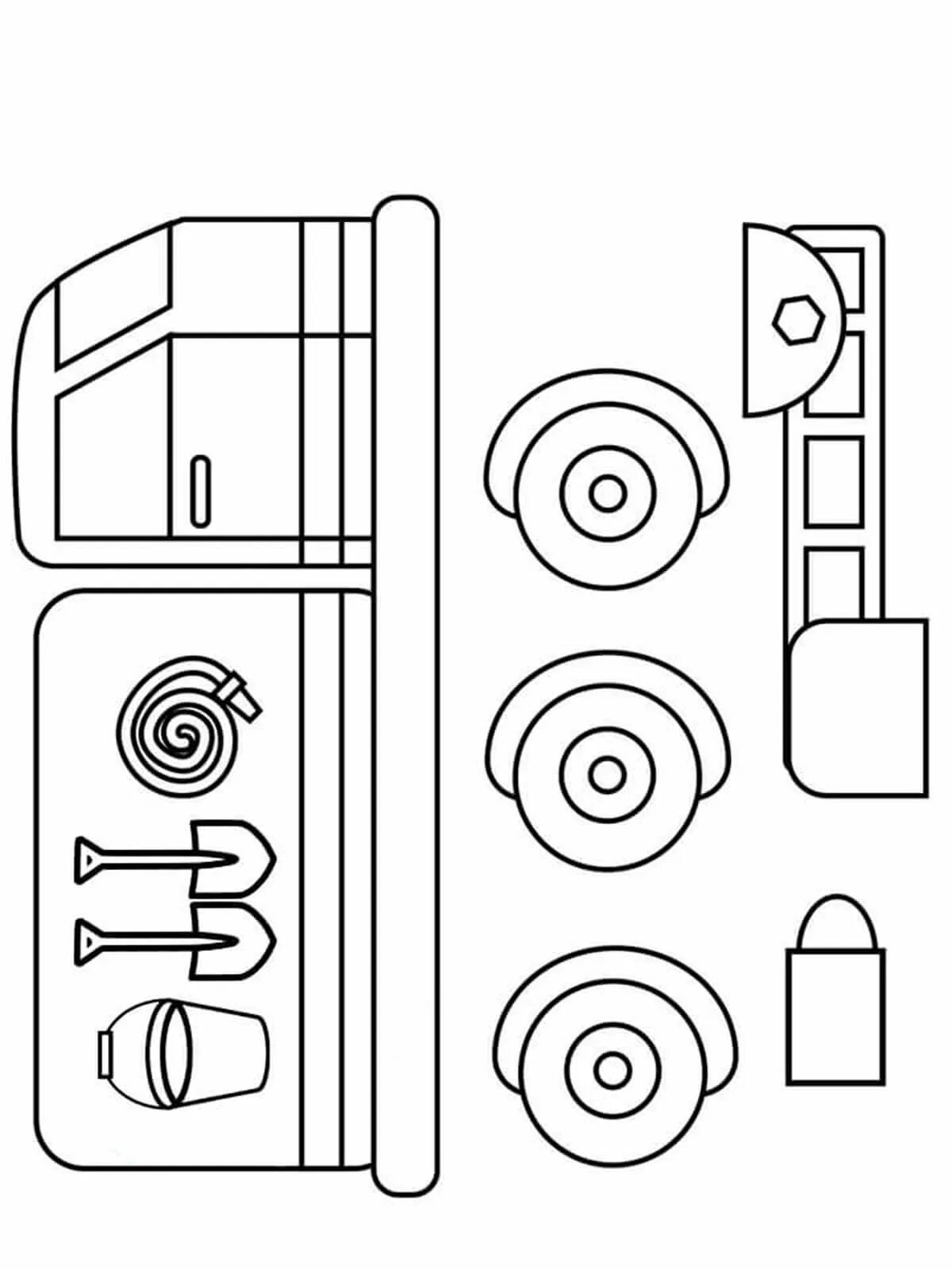 Аппликация шаблон для вырезания пожарный Pin on belirli günler Community helpers preschool activities, Paper dolls, Commu