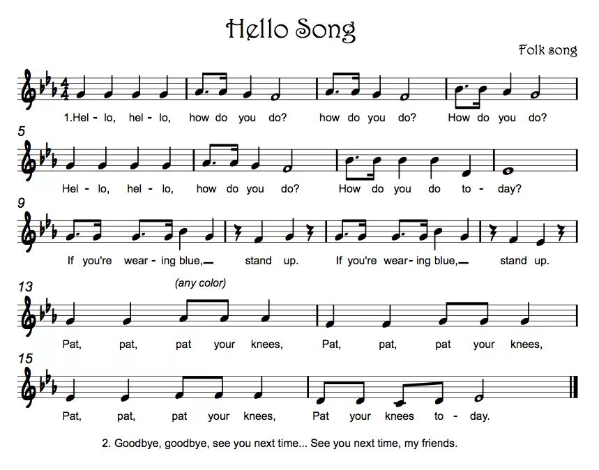 Hello note. Песня hello Song. Ноты песни hello. Песня hello hello. English Songs for children Ноты.