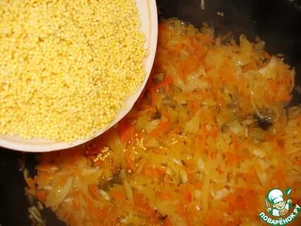 Пшено с капустой