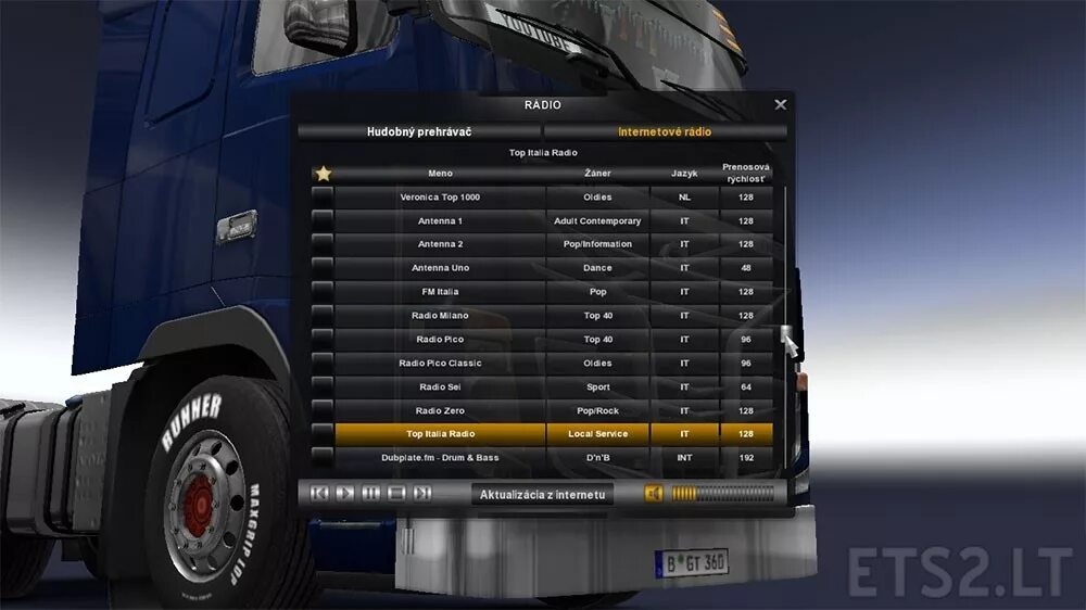 Как добавить радио в етс. Радиостанции для етс 2. профиль для ets 2 1.32. как включить радио на етс. мод на радио europa plus euro truck simulator 2.