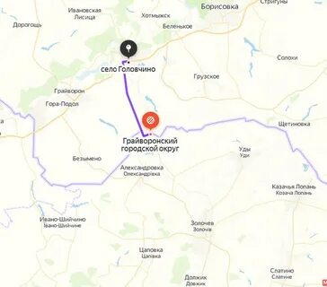 Сколько грайворон от границы