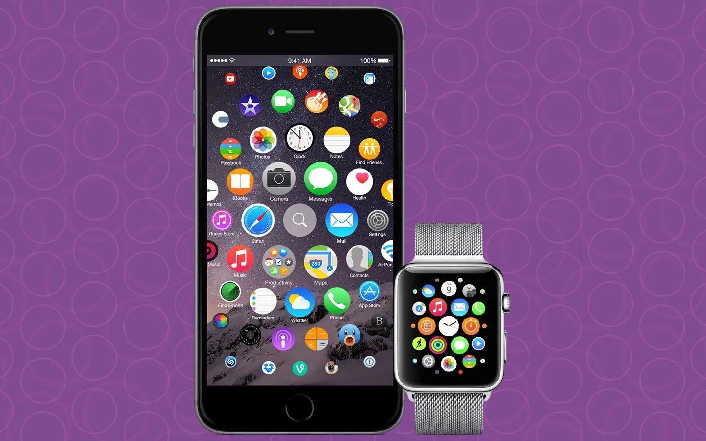 Как оформить красивый стол айфон. Эппл вотч. apple watch iphone 7. iphone 9 mini. идеи рабочего стола на айфон.