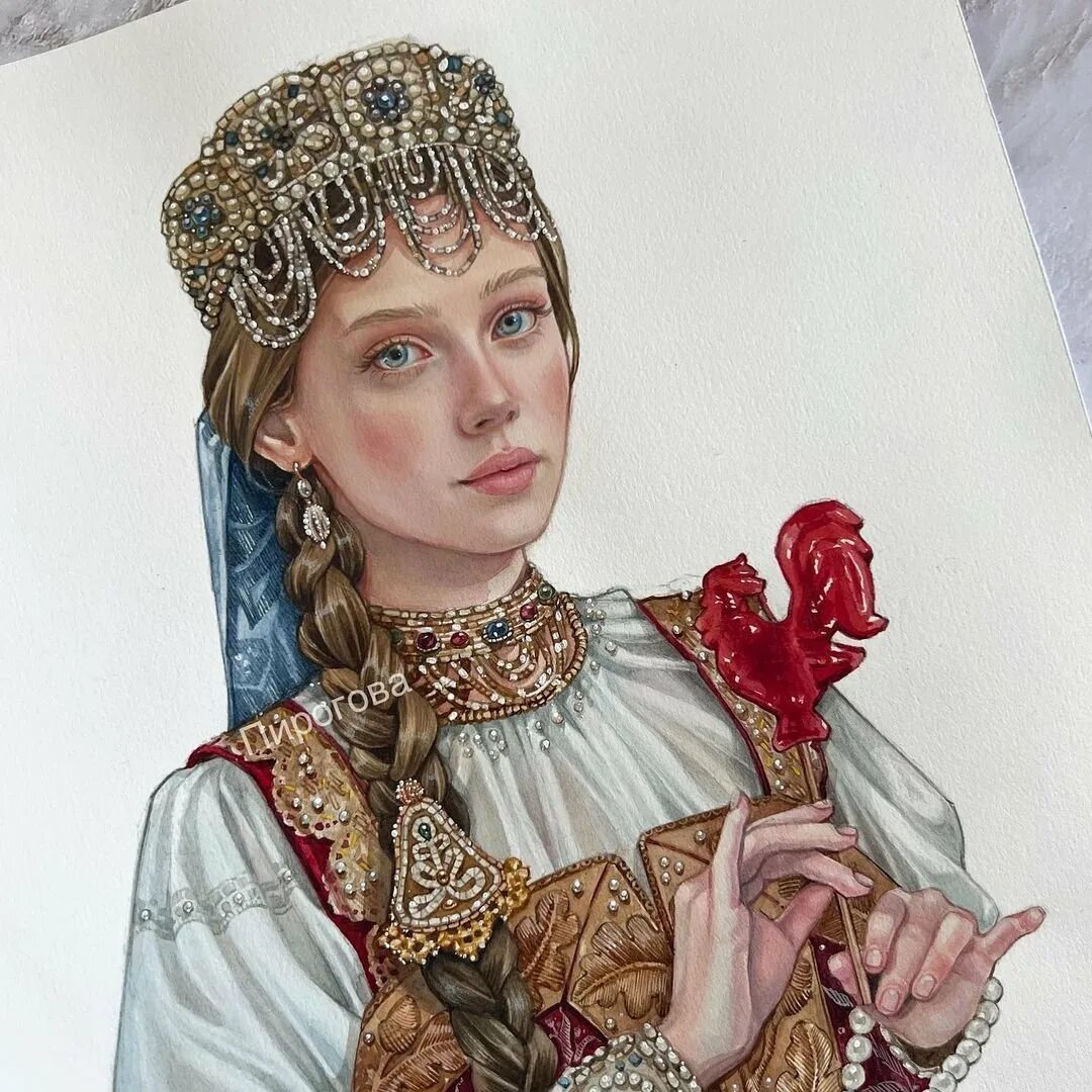 Изображение русской девушки