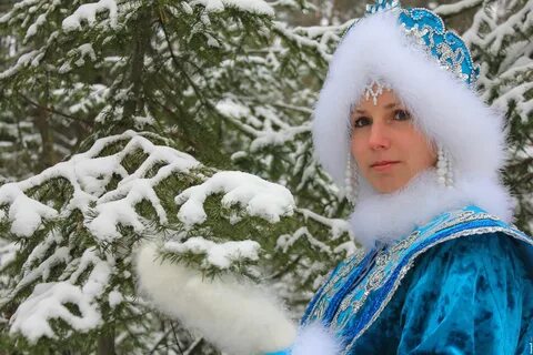 Как выглядит снегурка