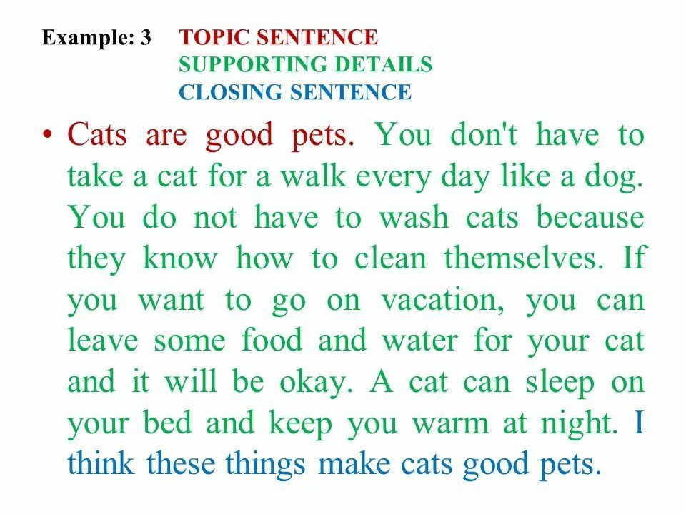 Topic sentence supporting sentences. Topic sentence. Example sentences. Topic sentence supporting sentences concluding sentence. Topic sentence examples.