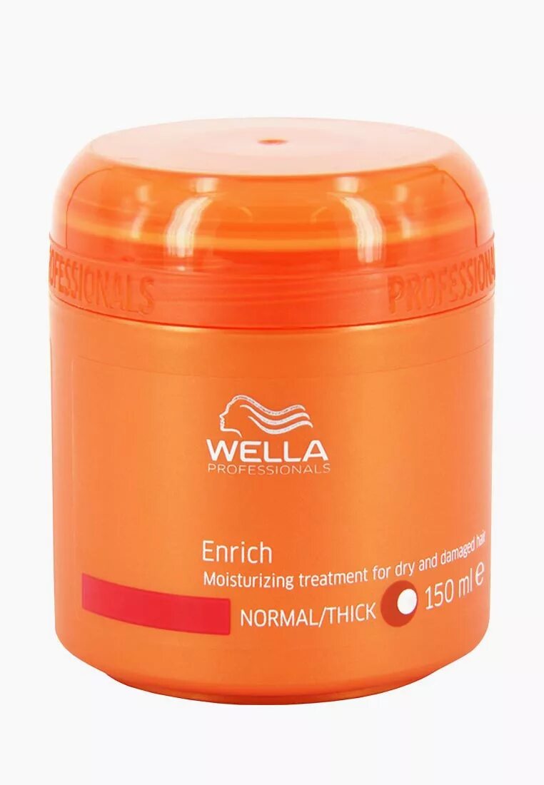 Маска для волос wella. Маска Энрич велла. Wella professionals enrich оранжевая. Wella professional маска оранжевая. Wella professionals Invigo Color.