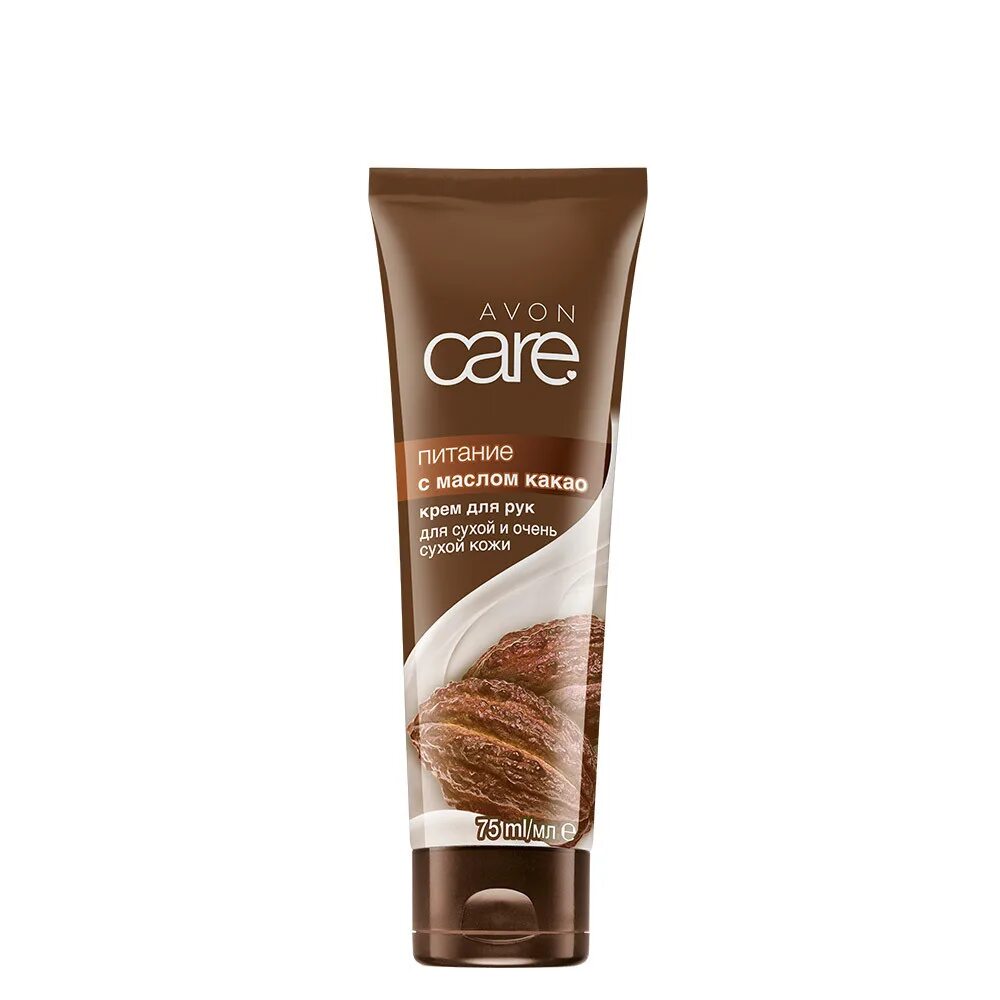 Крем для рук с маслом какао 75мл эйвон. Крем Avon Care Cacao Butter. Крем какао эйвон для рук 75 мл. Крем для рук с маслом какао питание 75.