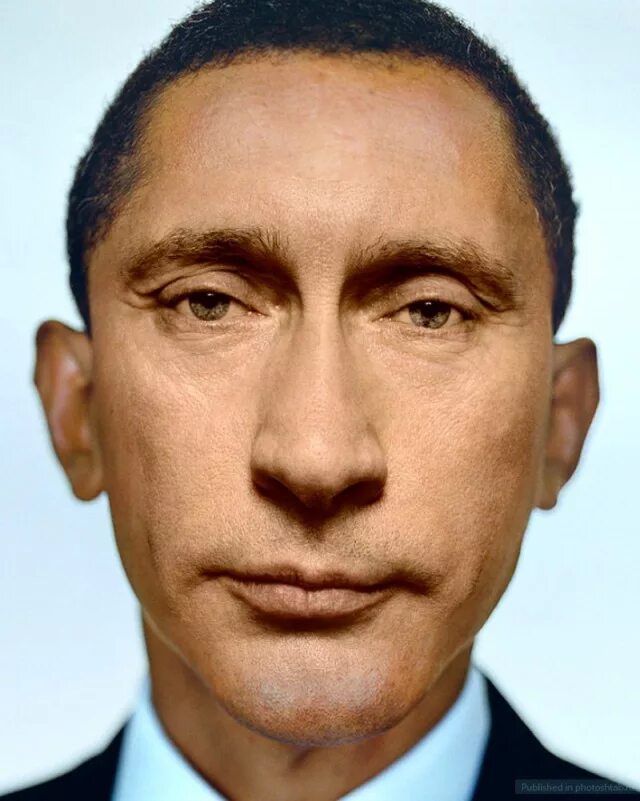 Лицо Путина.