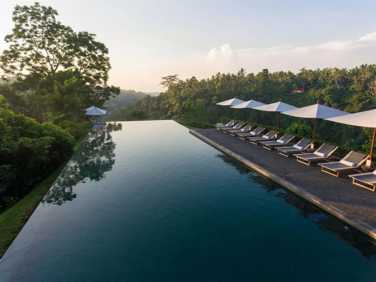 Алила Бали. Alila Ubud Resort 5. Панорамный бассейн Бали Убуд. Убуд Инфинити бассейн Бали.