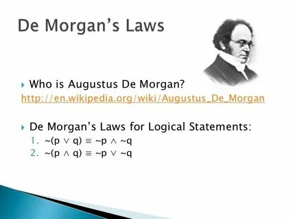 Morgans law