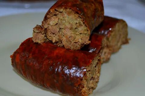 Колбаса с вареной печенью