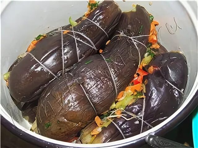 Квашеные баклажаны с овощами. Квашеные баклажаны с овощами