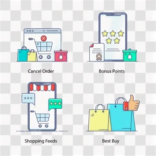 Shopping with points. Shopping with points
