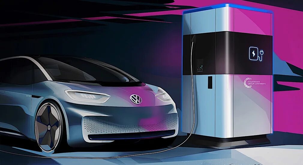 Какая мощность электрокары. Volkswagen Electric car charge. Volkswagen электроавтомобиль Фольксваген. Power Bank Фольксваген. Volkswagen ID 6 Charging.