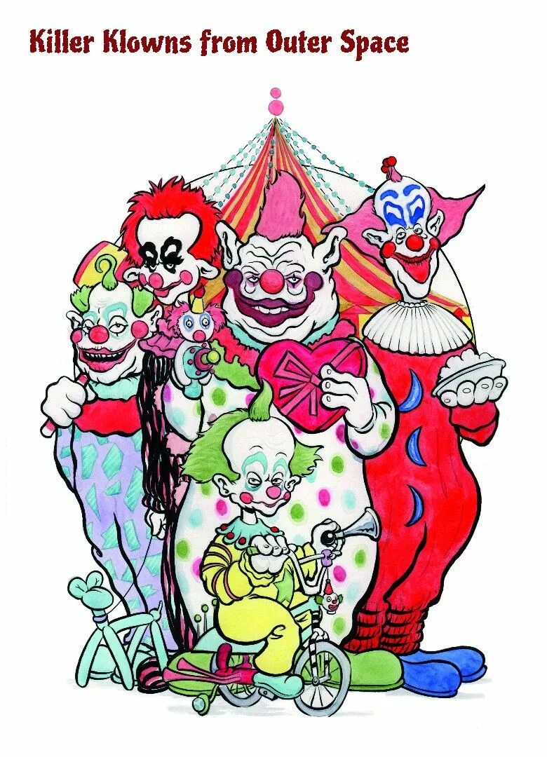 Killer Klowns from Outer Space. Космический клоун. Killer Klowns from Outer Space 1988. Space killers