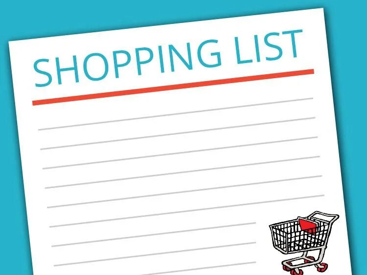 Shopping list. Shopping list шаблон. Shopping list рисунок. Shopping list картинка для детей.