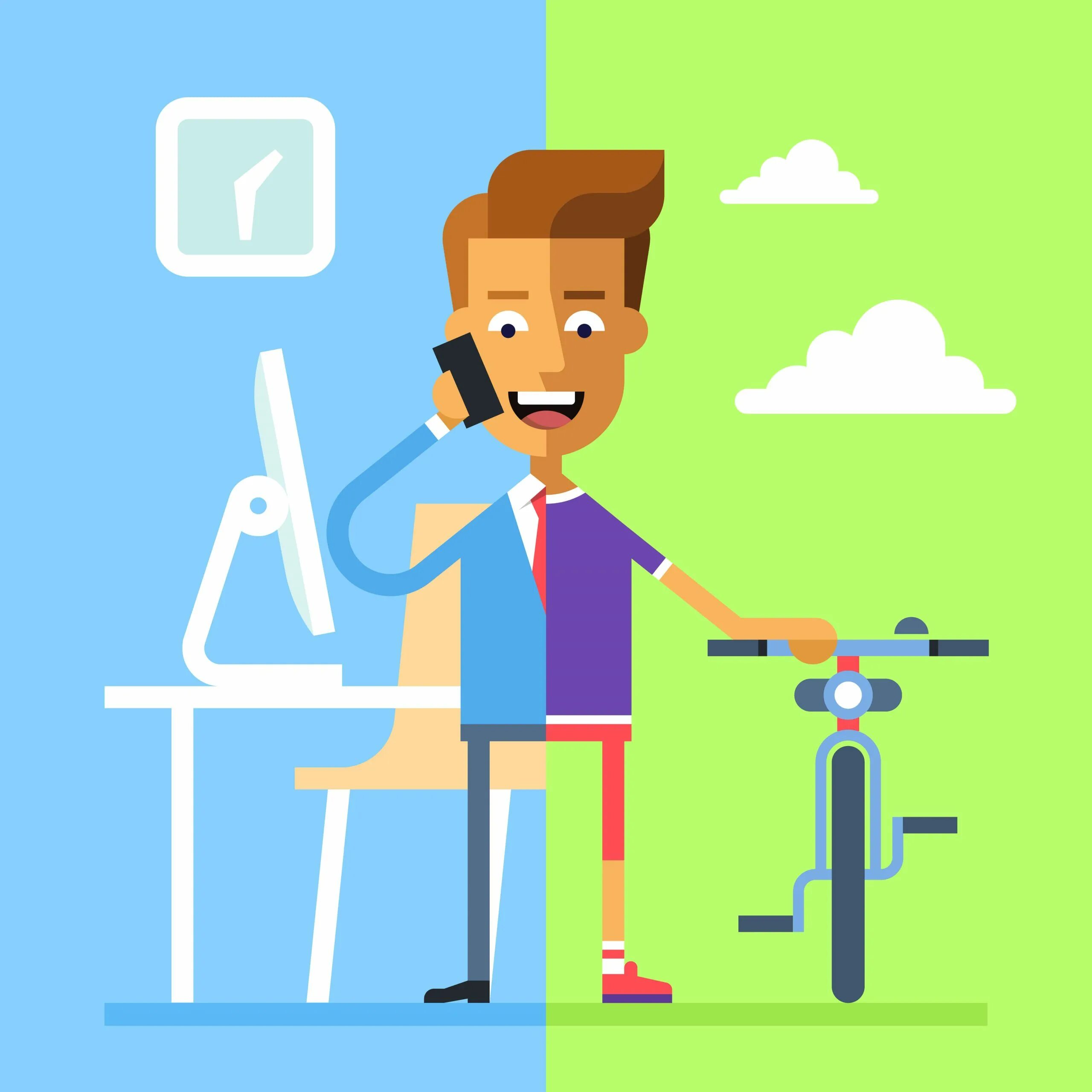 Work part of life. Work life balance картинки. part time job картинки. full time job картинка. баланс между работой и отдыхом.