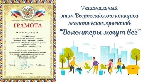 Экологический проект волонтеры могут все
