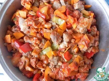 Свиное рагу с овощами