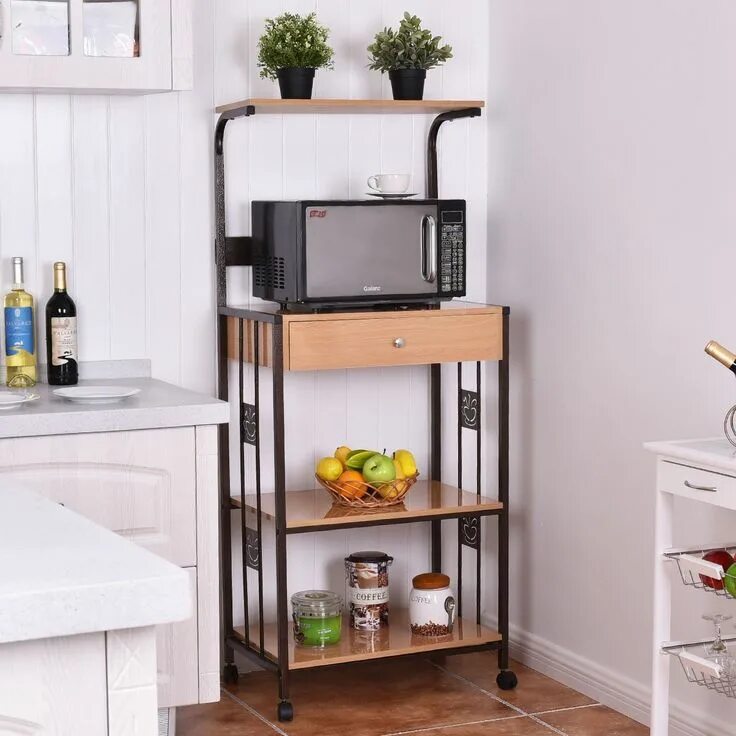 Полка для бытовой техники на кухне. Полка для СВЧ Multifunctional Storage Rack. Кухонный островок Foppapedretti Benchef. Стеллаж для микроволновки икеа.