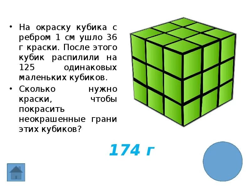 Из одинаковых кубиков изобразили стороны. Куб с ребром 1. Куб с ребром 1 см. Окрашенный кубик с ребром см распилили на кубики с ребром см. 4-Куб с ребром 1.