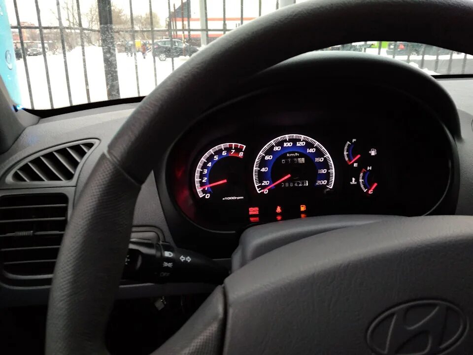 Приборная панель хендай акцент тюнинг Тюнинг приборной доски на Hyundai Accent из серии сделай сам ! Hyundai Accent