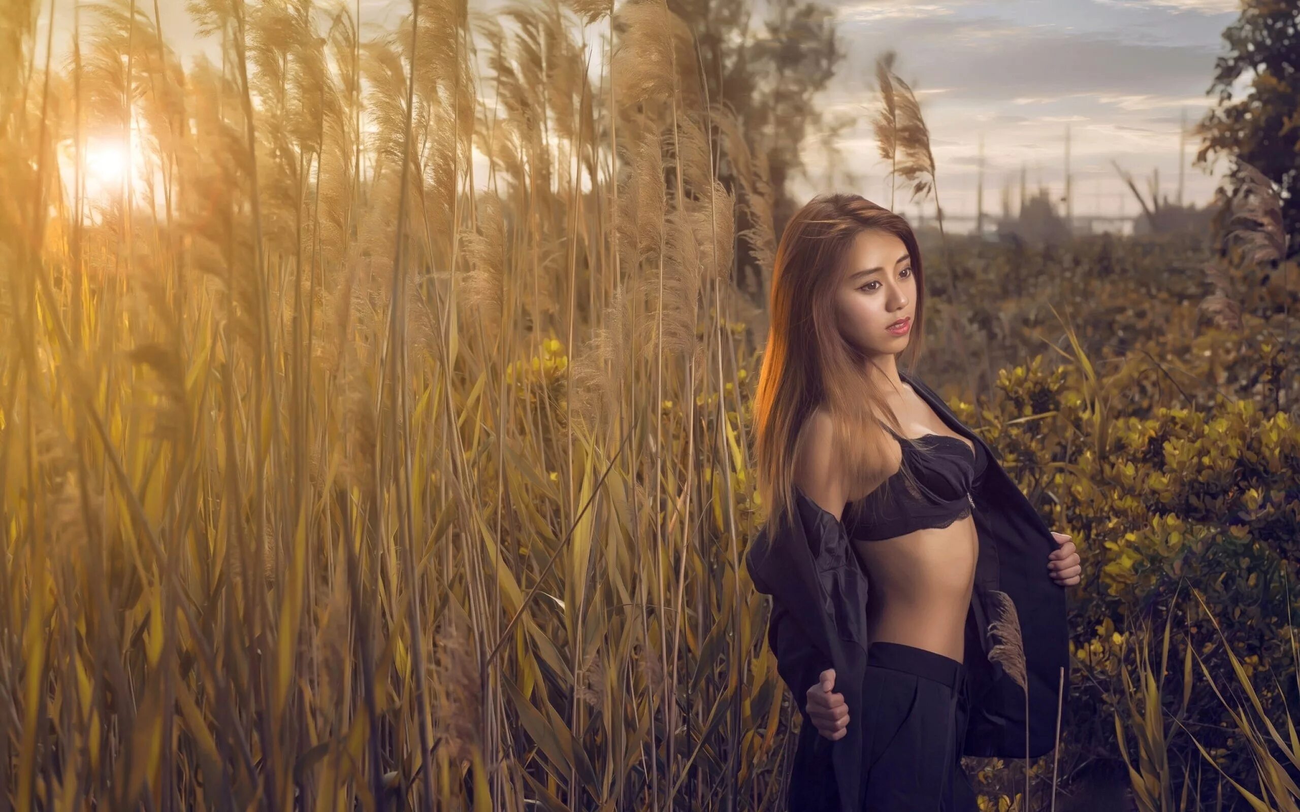 Межа девушки. Фотосессия в лугах. Любовь двух женщин друг к другу. Девушка на природе. Летняя фотосессия на природе.