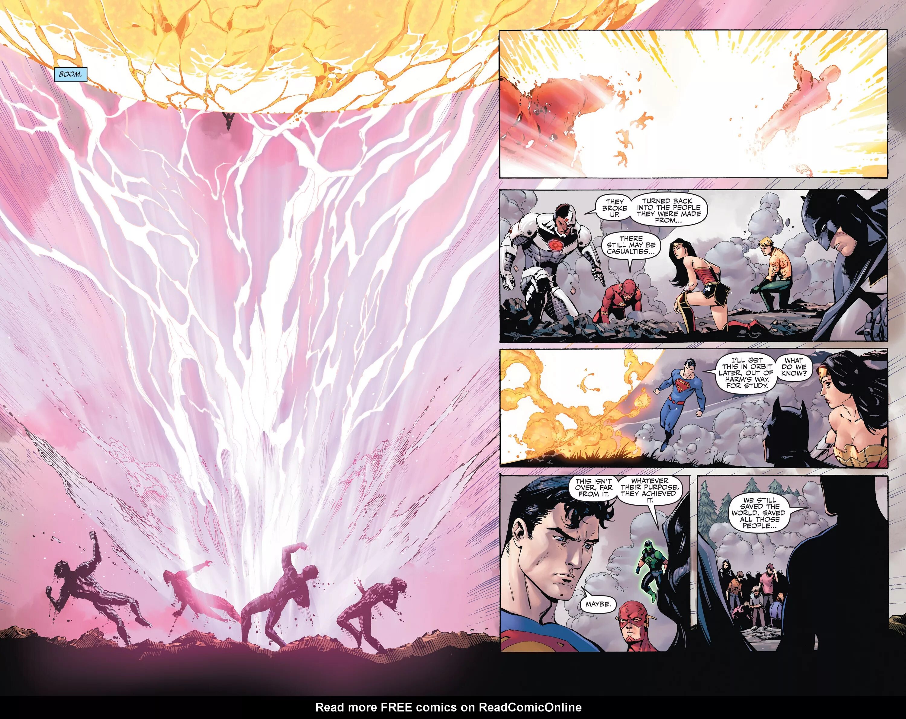 Открытка Justice League 1st Issue a Return to Greatness for the all-New. He broke the back