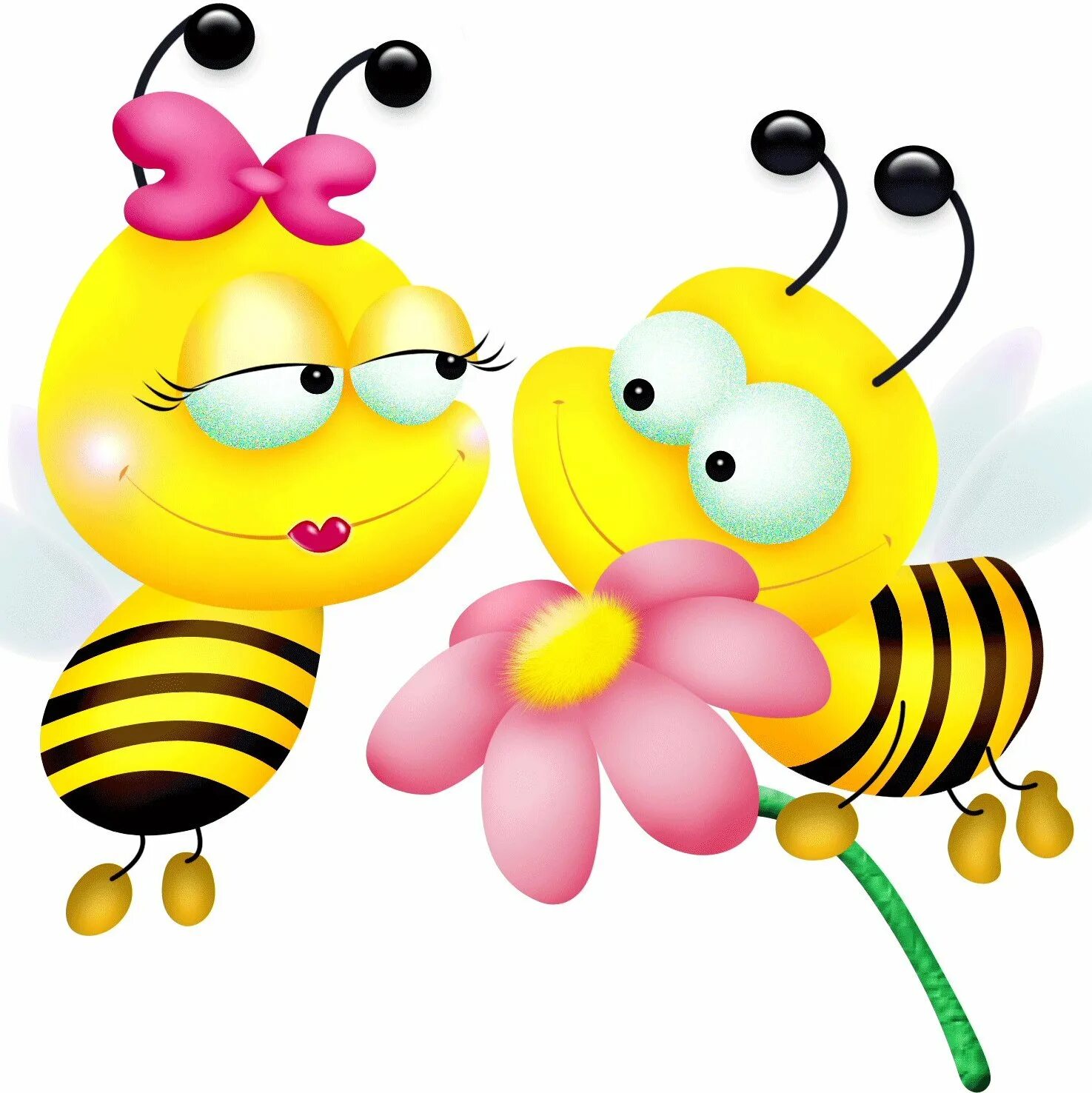 Картинки веселых цветов. Пчелка. Пчелка рисунок. Пчелка на прозрачном фоне. Мультяшные пчелки.