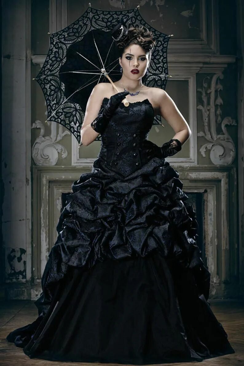 Готическое платье. Свадебные платья готика викторианская. victorian vampire goth стиль. платья в стиле викторианской готики. платье викторианская готика чёрное свадебное.