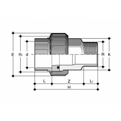 Муфта ПВХ 32х1", pn16 mimv032100 FIP. Муфта разборная 40x1 FIP bir. Разборная муфта ПВХ d50 40мм (1.1/2") ber050 (era). Муфта разборная с металл. НР, d50 х 1 1/2" pn16 (242 00 050 2) pimtas. Муфта разборная пвх