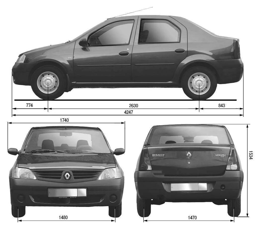Автомобиль рено логан 1 поколение. Габариты Рено Логан 1 Рестайлинг. Рено Логан 1,4 габариты. Габариты Рено Логан 1. Габариты Рено Логан 1 седан.