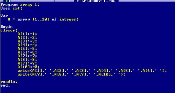 Программа массива в паскале 9 класс. Рекорд в паскале. record в паскале. array programming. record pascal.