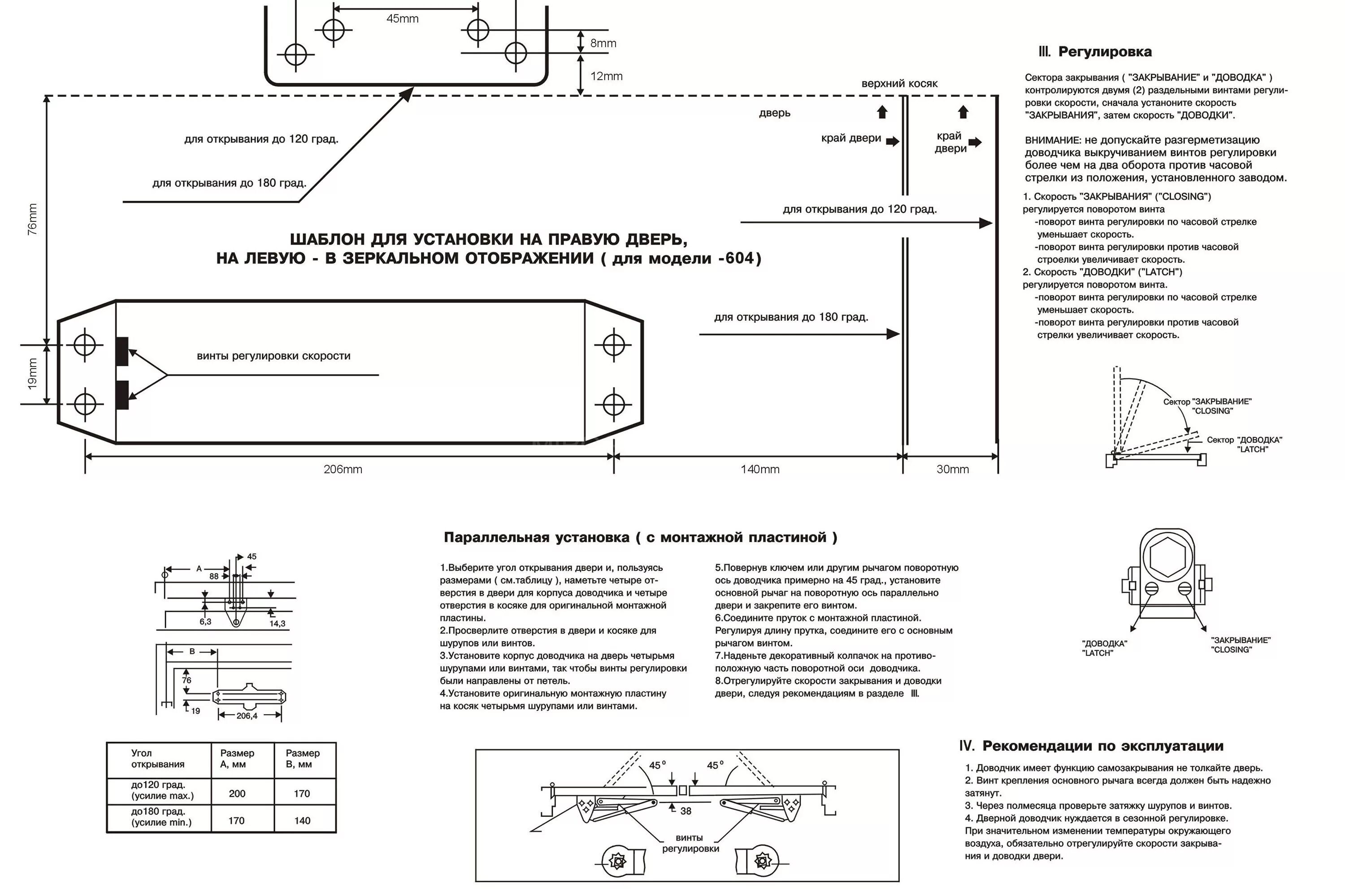 Дверной доводчик инструкция. Доводчик дипломат 604 а шаблон для установки. Доводчик King схема установки. Доводчик дверной 2 винта регулировка. Схема установки доводчика Vanger.