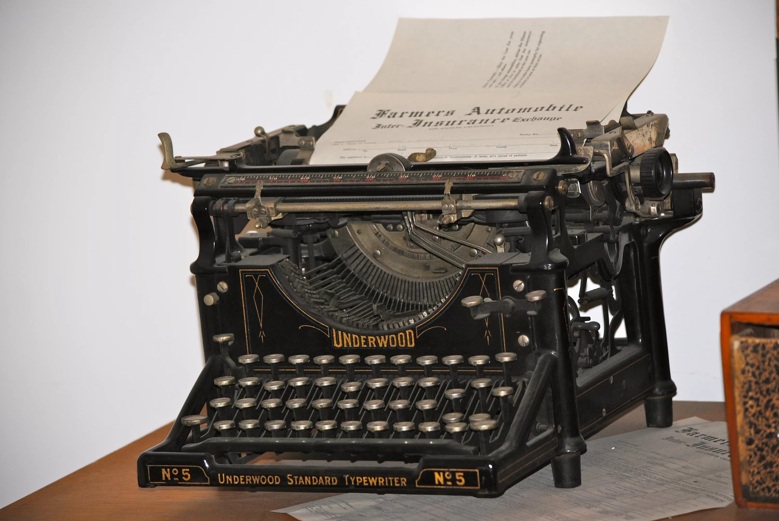 Type machine