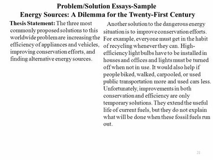 School problems essay